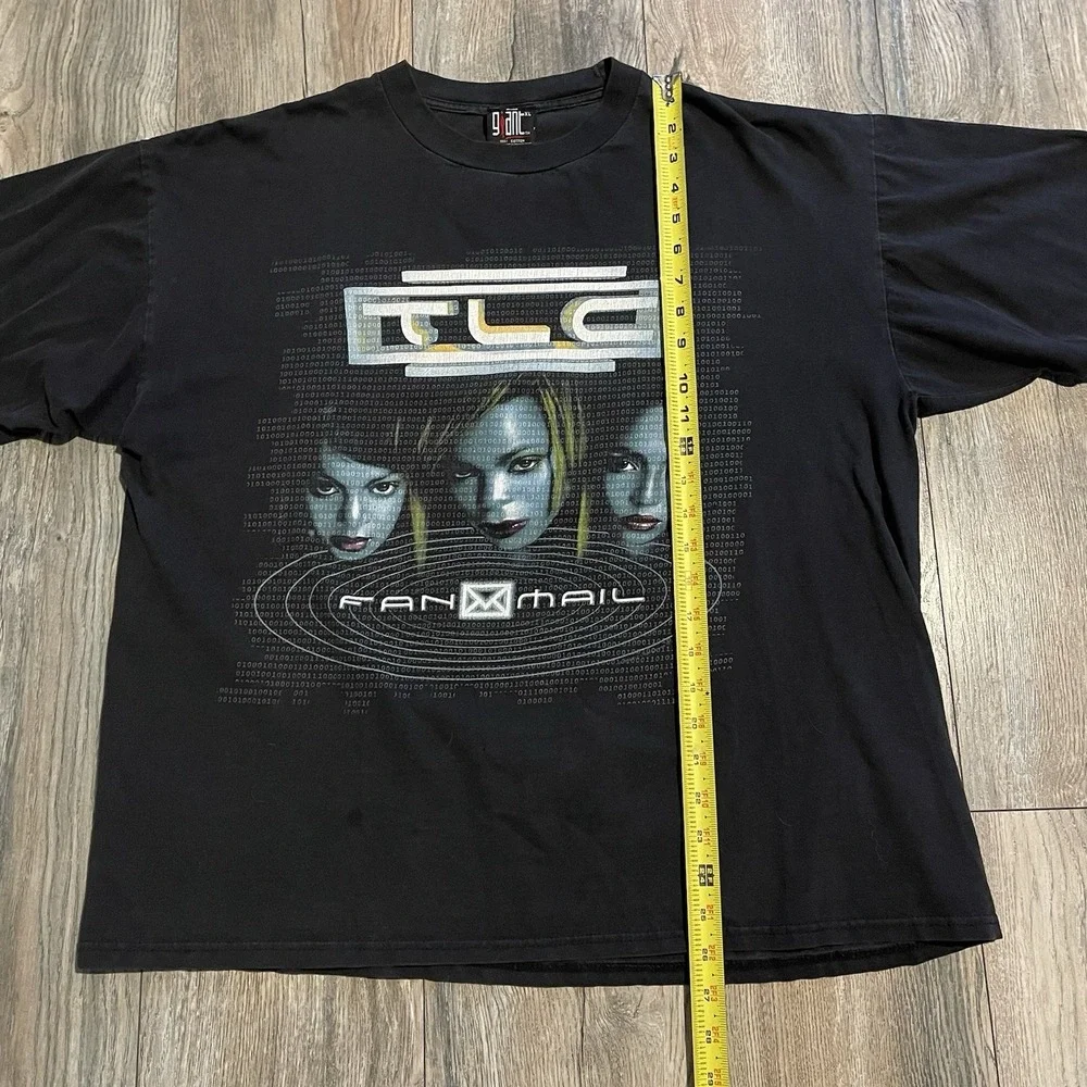 Vintage 90s 99 TLC Fanmail Tour Shirt XL Giant Tag Fan Mail Rap Tee Double Sided